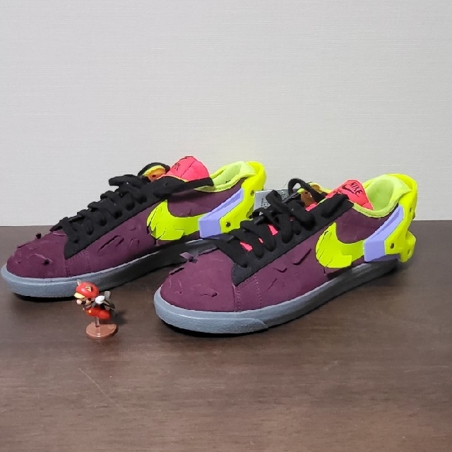 NIKE BLAZER LOW ACRNM マルーンカスタム 25.5cm