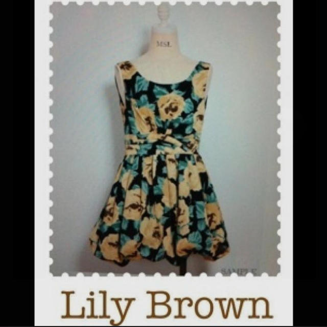 Lily Brown(リリーブラウン)のリリーブラウンレトロワンピ レディースのワンピース(ミニワンピース)の商品写真
