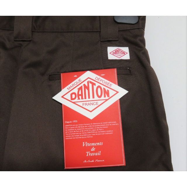 DANTON(ダントン)の定価1.5万 新品 DANTON タック ショーツ 40 ブラウン 日本製  メンズのパンツ(ショートパンツ)の商品写真