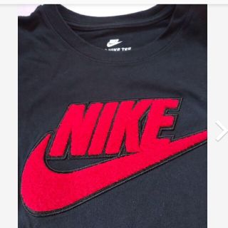 ナイキ(NIKE)のNIKE BLACK ロゴTシャツ  Ｌサイズ(Tシャツ/カットソー(半袖/袖なし))