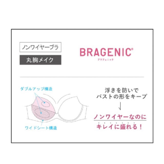 bragenic + ノンワイヤー　ワコール　ダブルベーシック 3