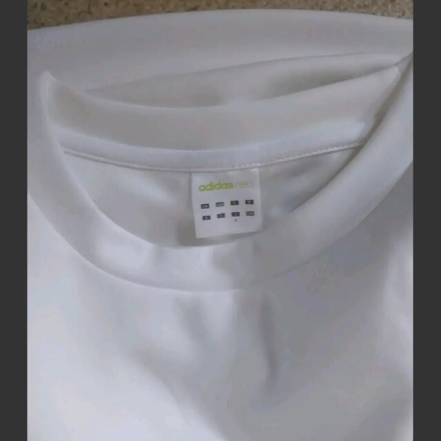 adidas(アディダス)のadidas neo White  Ｌサイズ レディースのトップス(Tシャツ(長袖/七分))の商品写真