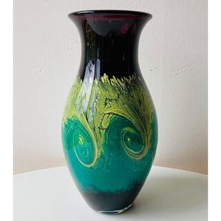 Vintage Glass Flower Vase  ガラス 花瓶 ヴィンテージ(花瓶)
