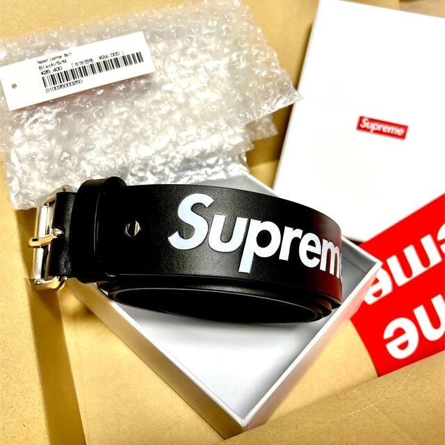 Supreme(シュプリーム)のSupreme Repeat Leather Belt レザー ベルト メンズのファッション小物(ベルト)の商品写真