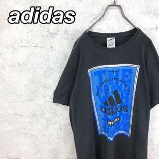 アディダス(adidas)の希少 90s アディダス Tシャツ  プリントロゴ 美品.(Tシャツ(半袖/袖なし))