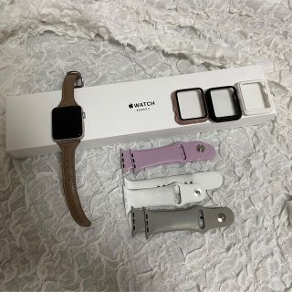 アップルウォッチ(Apple Watch)のApple Watch Series3 シルバー  42mm (腕時計(デジタル))