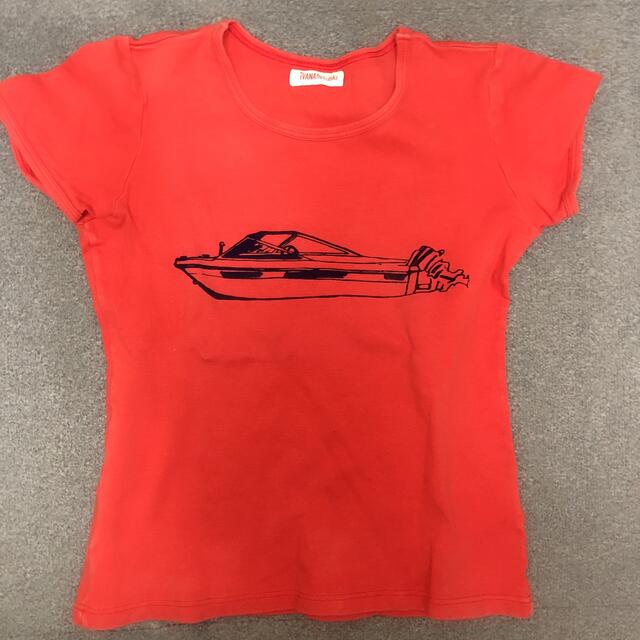 IVANAhelsinki(イヴァナヘルシンキ)のIvanahelsinki Tシャツ  フィンランド製　ボート柄　美品 レディースのトップス(Tシャツ(半袖/袖なし))の商品写真