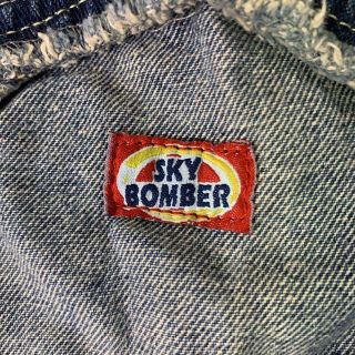 即発送 SKYBOMBER メンズユニセックス オーバーオールサロペット デニム
