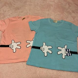 未使用♡ミニー♡Tシャツ♡2枚セット(Tシャツ/カットソー)