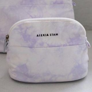 アリシアスタン(ALEXIA STAM)のアリシアスタン ポーチTie Dye Small Pouch Purple 新品(ポーチ)