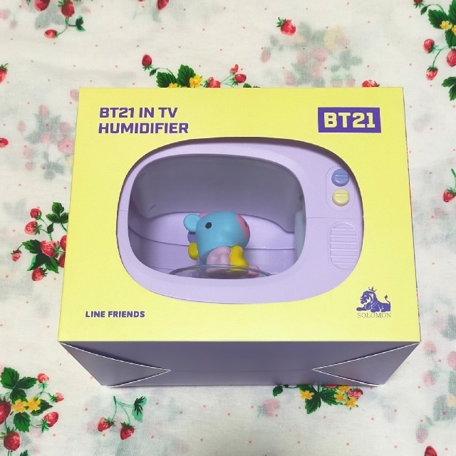 BT21 TV型 加湿器 MANG J-HOPE 超音波式 LEDランプ 公式