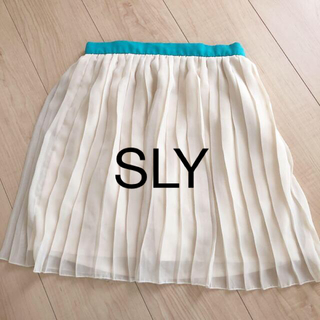 スライ(SLY)の美品‼️SLY プリーツスカート(ひざ丈スカート)