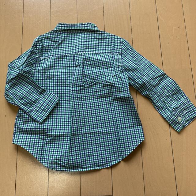 新品⭐ラルフローレン　ベスト　チェック柄　シャツ　ブラウス　18M　85