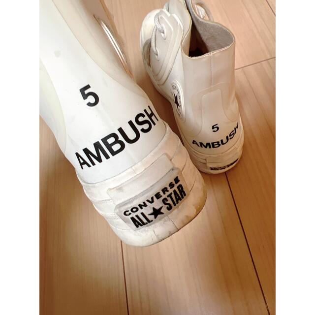 AMBUSH×CONVERSE ハイカットスニーカー