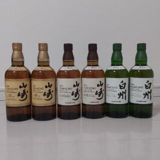 サントリー ウィスキー 白州NA7本、山崎12年3本、山崎NA2本
