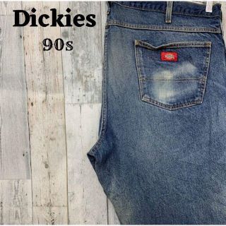 ディッキーズ(Dickies)の90sディッキーズブルー青デニムジーンズパンツ古着(デニム/ジーンズ)