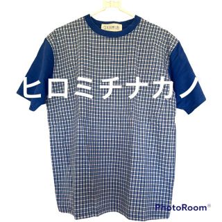 ヒロミチナカノ(HIROMICHI NAKANO)のヒロミチbyヒロミチナカノ　チェック柄Tシャツ(Tシャツ/カットソー(半袖/袖なし))