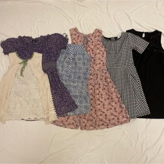 ザラキッズ(ZARA KIDS)のZARA   UNIQLO(アンダーカバー)etc ワンピース　130 140(ワンピース)