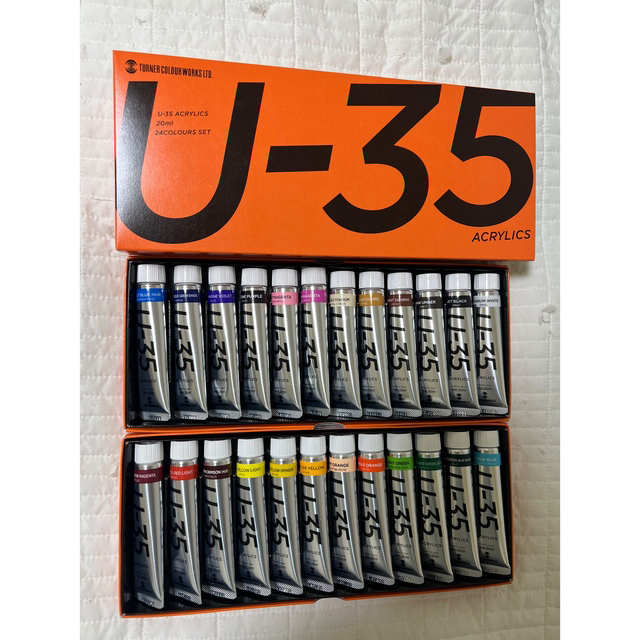 ターナーU35ACRYLICS24色・その他セット★オマケ付★ エンタメ/ホビーのアート用品(絵の具/ポスターカラー)の商品写真