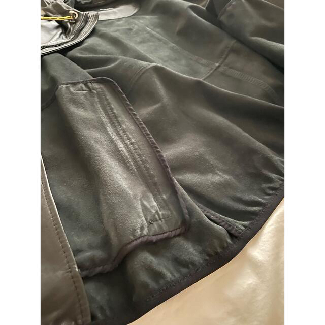DIESEL(ディーゼル)のDIESEL レザーパーカ カバー付 メンズのジャケット/アウター(レザージャケット)の商品写真
