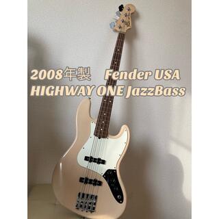 フェンダー(Fender)のFender USA highway one Jazz bass 2008年製(エレキベース)
