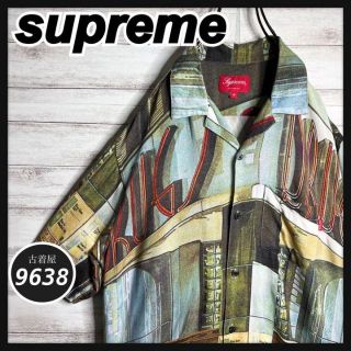 シュプリーム(Supreme)の【入手困難!!】シュプリーム ✈︎総柄 オープンカラー 半袖 シャツ ゆるだぼ(シャツ)