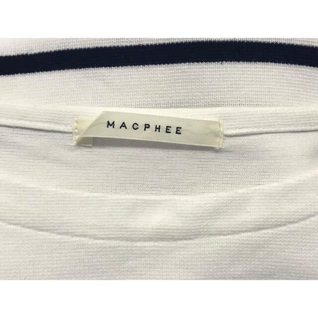 MACPHEE(マカフィー)の② マカフィー　MACPHEE ボーダーカットソー　M　トゥモローランド レディースのトップス(カットソー(長袖/七分))の商品写真