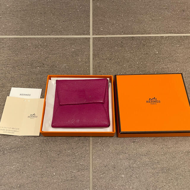 Hermes(エルメス)のバスティア　ローズパープル レディースのファッション小物(コインケース)の商品写真