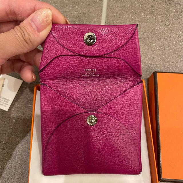 Hermes(エルメス)のバスティア　ローズパープル レディースのファッション小物(コインケース)の商品写真