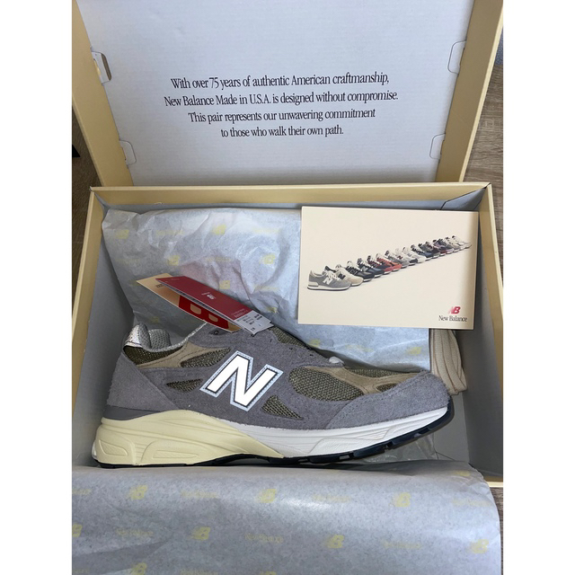 New Balance(ニューバランス)のNew Balance M990TG3 gray メンズの靴/シューズ(スニーカー)の商品写真