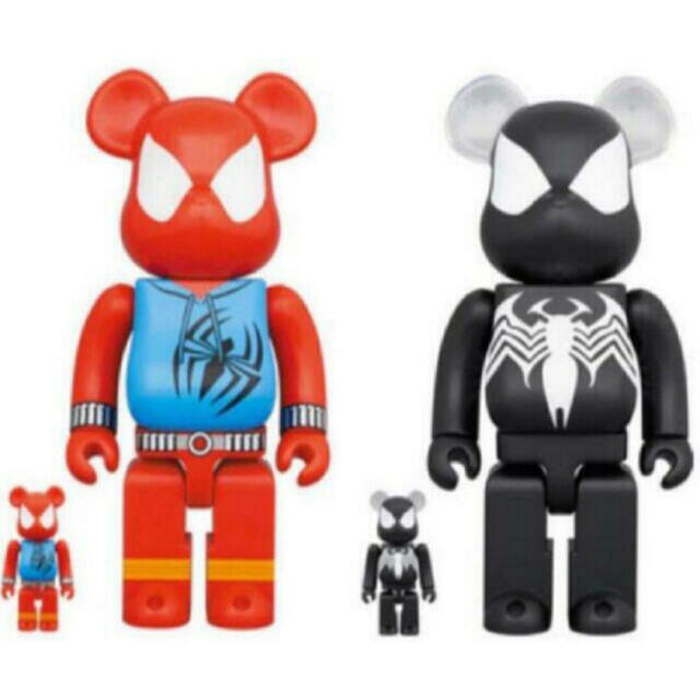 BE@RBRICK SPIDER 100％ & 400％　スパイダーマン