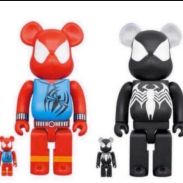 BE@RBRICK SPIDER-MAN BLACK & SCARLET