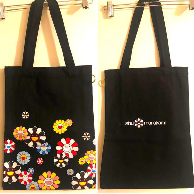 最終価格】新品未使用 村上隆氏 shu uemura コラボ トートバッグ 最終価格】新品未使用 村上隆氏 shu uemura コラボ トートバッグ