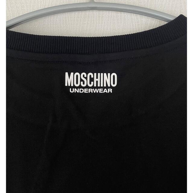 MOSCHINO(モスキーノ)の【新品】MOSCHINO  ブラック スウェット トレーナー レディースのトップス(トレーナー/スウェット)の商品写真