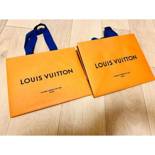 ルイヴィトン(LOUIS VUITTON)の新品未使用 ルイヴィトン 紙袋 ショップ袋 2枚セット(ショップ袋)