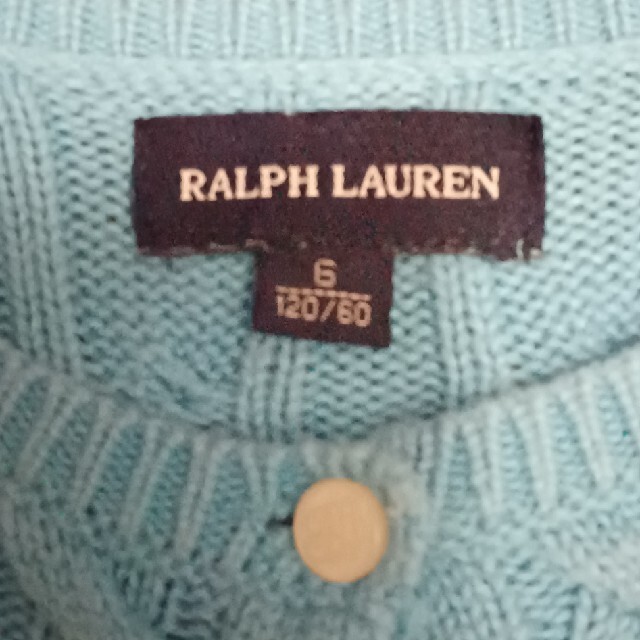 Ralph Lauren(ラルフローレン)のラルフローレン　ニット　120 キッズ/ベビー/マタニティのキッズ服女の子用(90cm~)(カーディガン)の商品写真