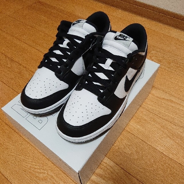 Nike dunk low by you パンダ White/Black 白/黒