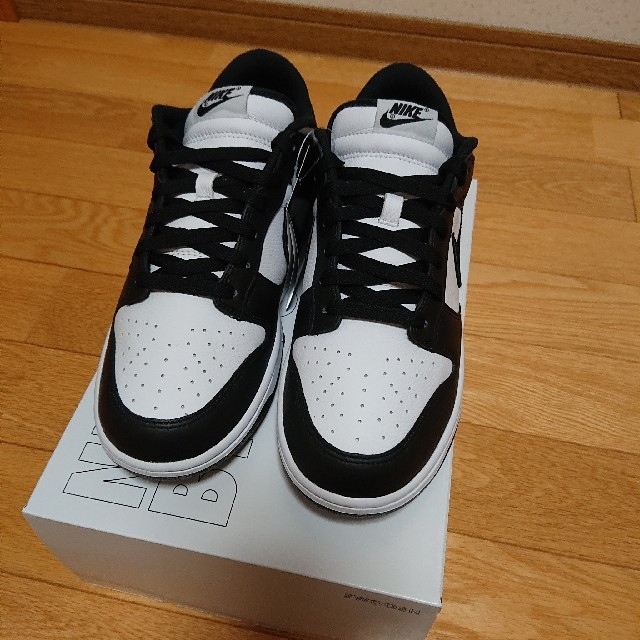 Nike dunk low by you パンダ White/Black 白/黒