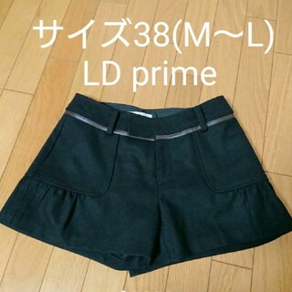 エルディープライム(LD prime)のLD prime ショートパンツ キュロットスカート ブラック 黒 M～Lサイズ(キュロット)