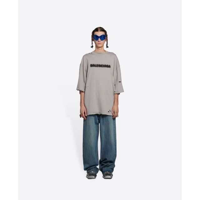 Balenciaga(バレンシアガ)の新品 21AW BALENCIAGA BLURRY WIDE フィット Tシャツ メンズのトップス(Tシャツ/カットソー(半袖/袖なし))の商品写真