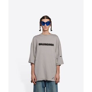 バレンシアガ(Balenciaga)の新品 21AW BALENCIAGA BLURRY WIDE フィット Tシャツ(Tシャツ/カットソー(半袖/袖なし))