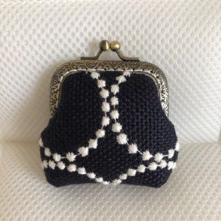 ミナペルホネン(mina perhonen)のミナペルホネン  タンバリン　がま口小銭入れ　ハンドメイド(財布)