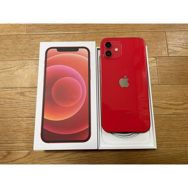 アップル iPhone12 64GB レッド au SIMロック解除済み