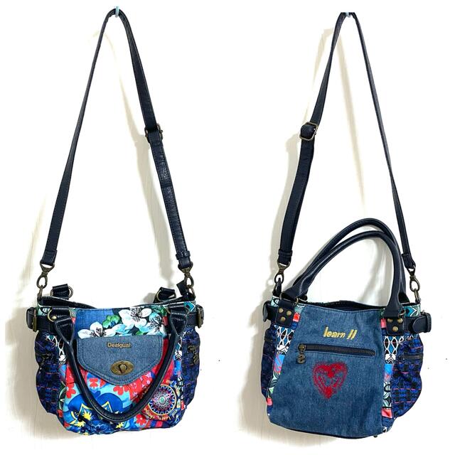 DESIGUAL(デシグアル)のDesigual  デシグアル　デニム　2wayハンドバック　ショルダーバック レディースのバッグ(ショルダーバッグ)の商品写真