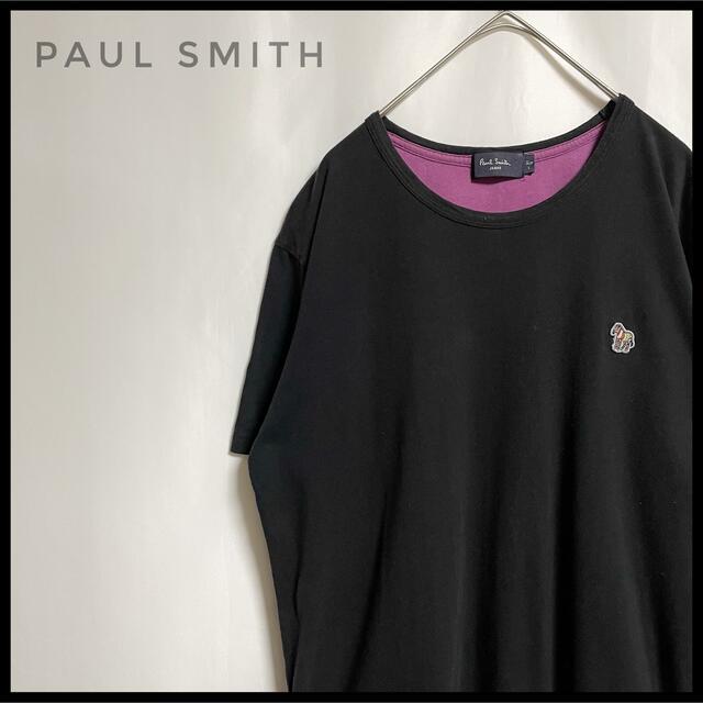 Paul Smith(ポールスミス)のpaul smith jeans ワッペン　定番　Tシャツ　ユニセックス　黒 メンズのトップス(Tシャツ/カットソー(半袖/袖なし))の商品写真