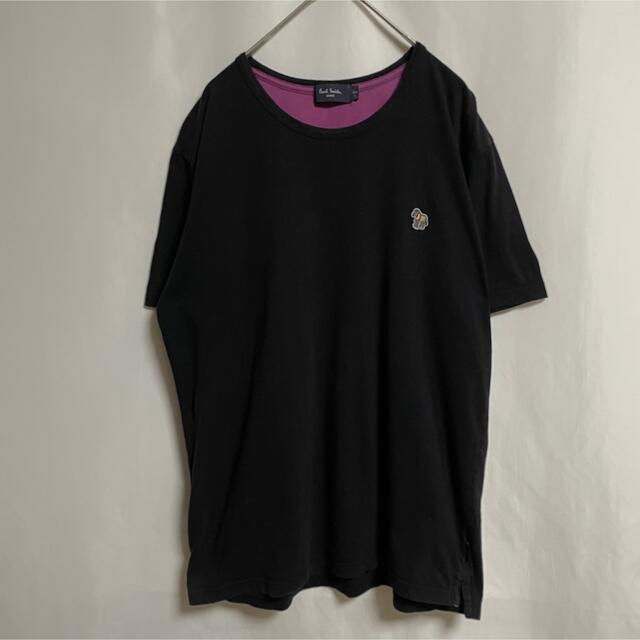 Paul Smith(ポールスミス)のpaul smith jeans ワッペン　定番　Tシャツ　ユニセックス　黒 メンズのトップス(Tシャツ/カットソー(半袖/袖なし))の商品写真