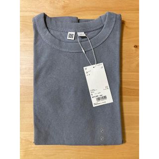 ユニクロ(UNIQLO)のUNIQLO U クルーネックT グレー　ユニセックスSサイズ(Tシャツ/カットソー(半袖/袖なし))