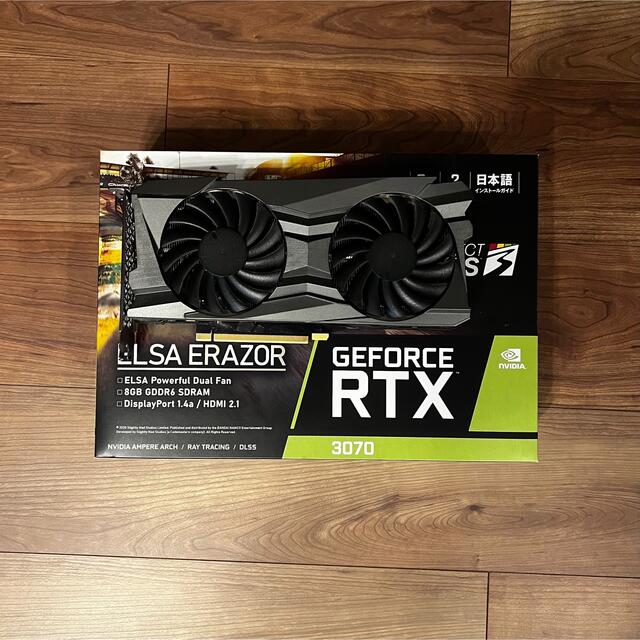 【非LHR•保証有】ELSA GeForce RTX 3070 ERAZORエルザジャパン