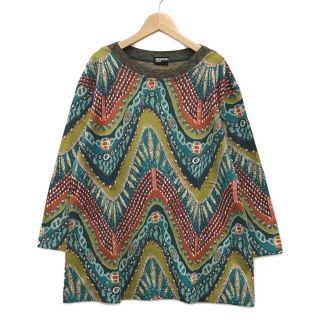 ミッソーニ(MISSONI)の美品 ミッソーニ MISSONI 長袖ニット 総柄    レディース L(ニット/セーター)