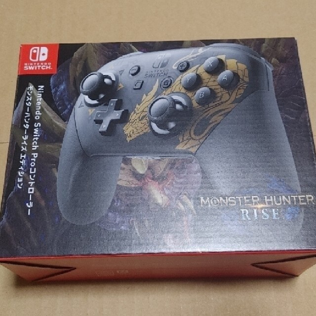 Nintendo Switch(ニンテンドースイッチ)のNintendo Switch Proコントローラー モンスターハンター エンタメ/ホビーのゲームソフト/ゲーム機本体(その他)の商品写真